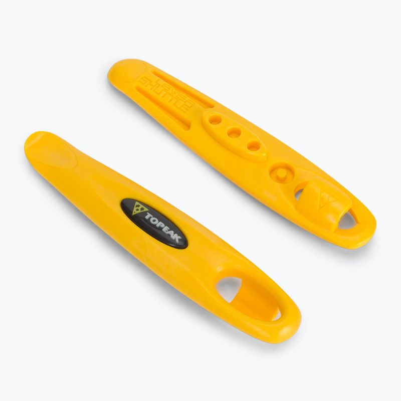 Topeak Air Booster Race Pod X geltonos spalvos T-TAB-RPX dviračių pompa 2