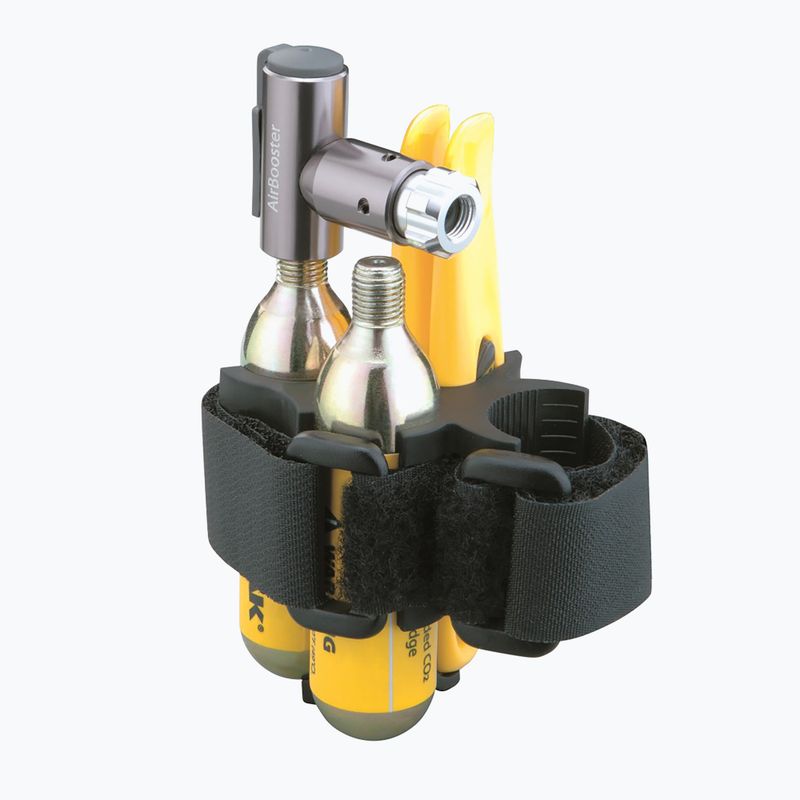 Topeak Air Booster Race Pod X geltonos spalvos T-TAB-RPX dviračių pompa 5
