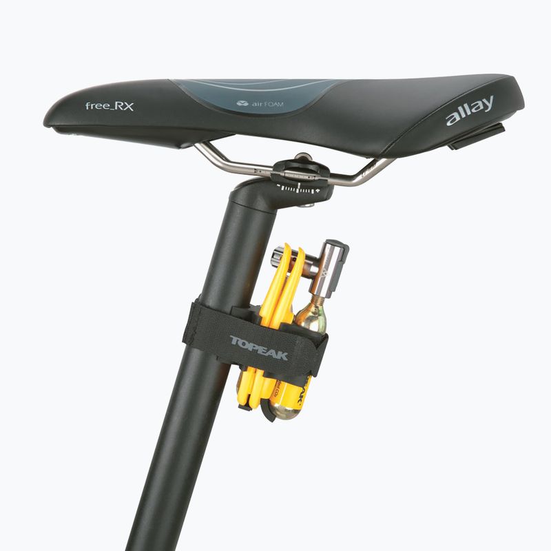Topeak Air Booster Race Pod X geltonos spalvos T-TAB-RPX dviračių pompa 6