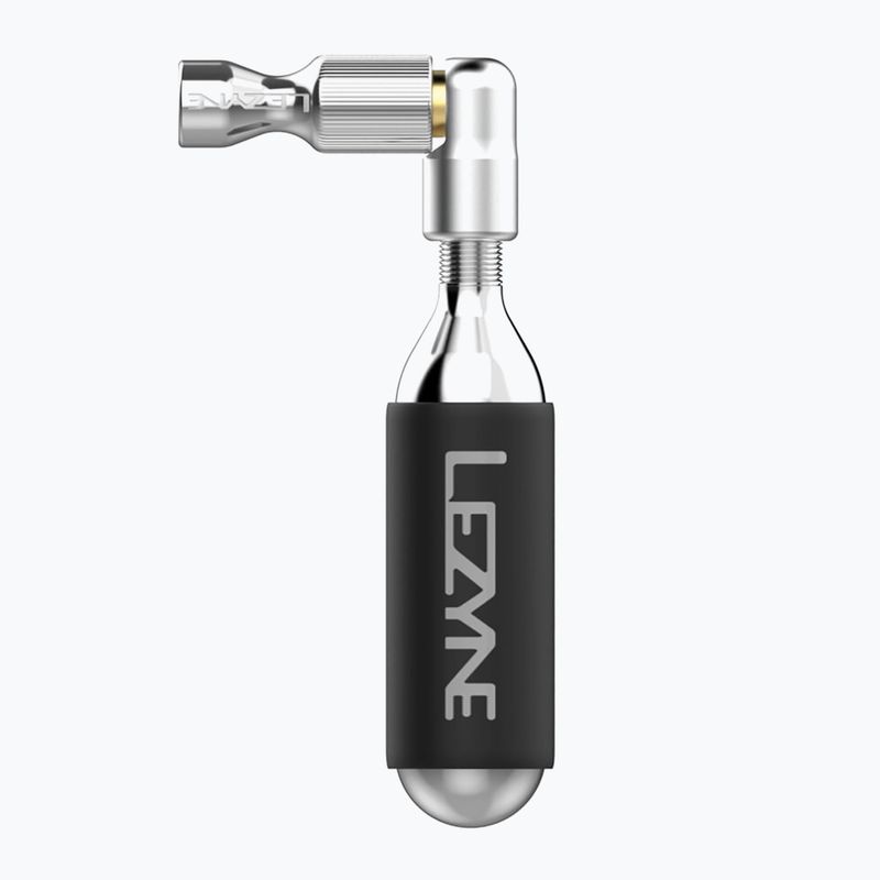 Dviračio pompa Lezyne Trigger Drive CO2 + Kulkos 16 g gloss silver 2