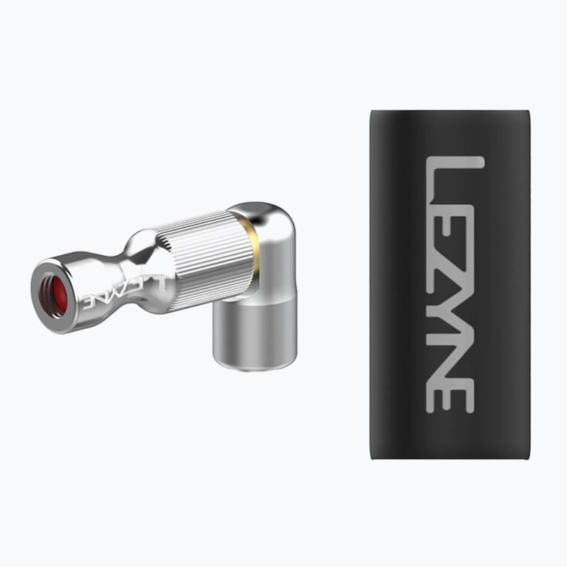 Dviračio pompa Lezyne Trigger Drive CO2 + Kulkos 16 g gloss silver 4