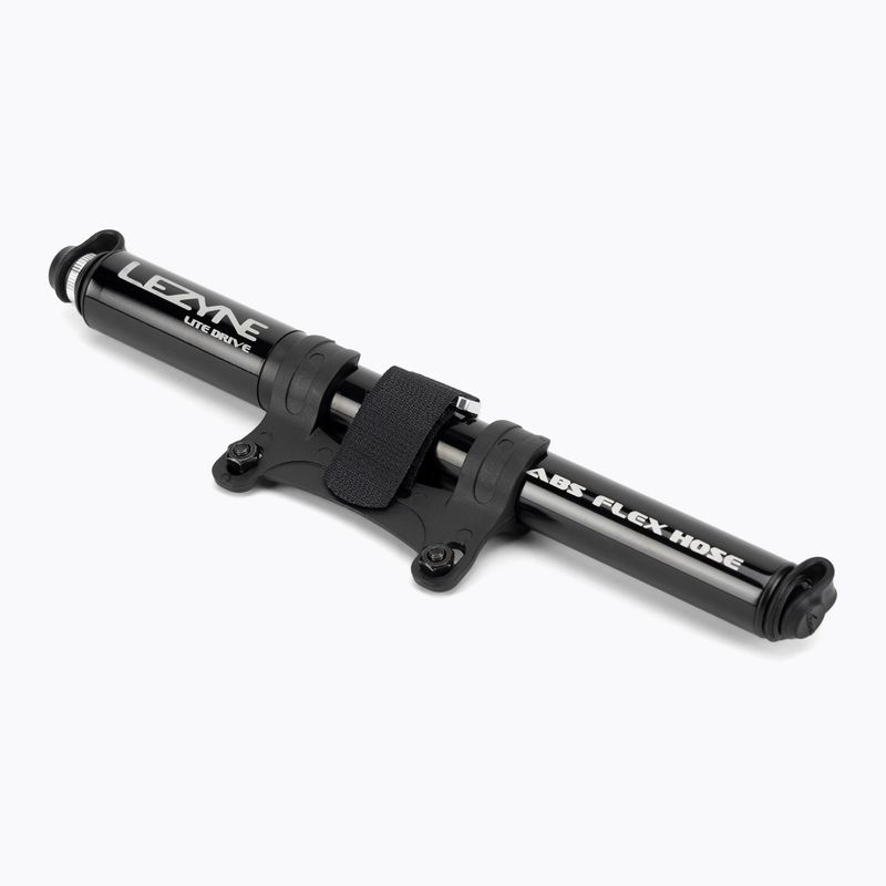 Lezyne LITE DRIVE HP M ABS 160psi dviračių siurblys juodas LZN-1-MP-LTDR-V1M04