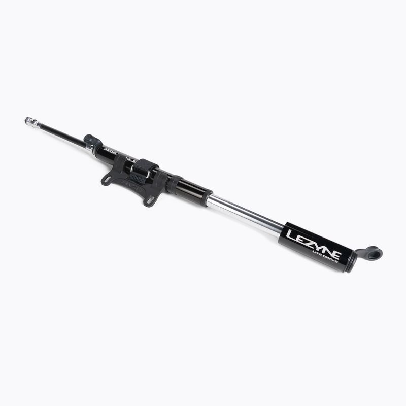 Lezyne LITE DRIVE HP S ABS 160psi dviračių siurblys juodas LZN-1-MP-LTDR-V1S04 2