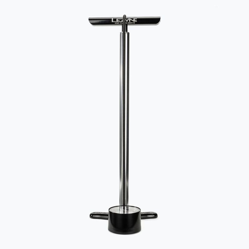 Dviračio pompa Lezyne CNC Floor Drive 3.5 gloss silver