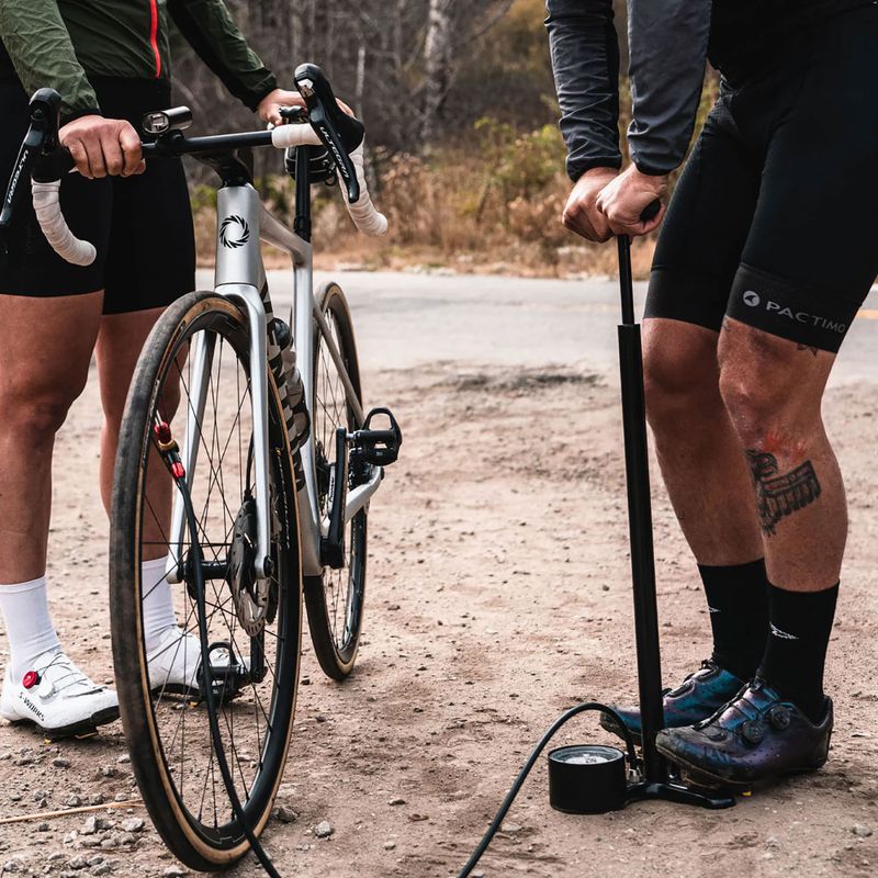 Dviračio pompa Lezyne Classic Floor Drive 3.5 220psi metallic black 7