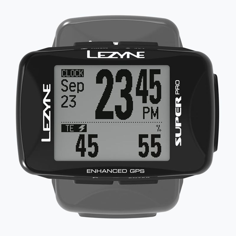 Dviračio skaitiklis Lezyne Super Pro GPS black