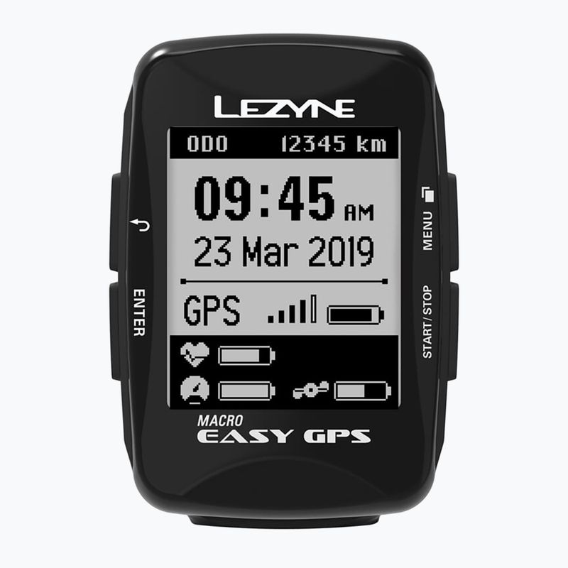 Dviračio skaitiklis Lezyne Macro Easy GPS black 2