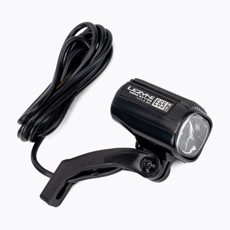 Lezyne EBIKE MINI STVZO E65 priekinis dviračio žibintas juodas LZN-1-LED-EMNIST-V104C