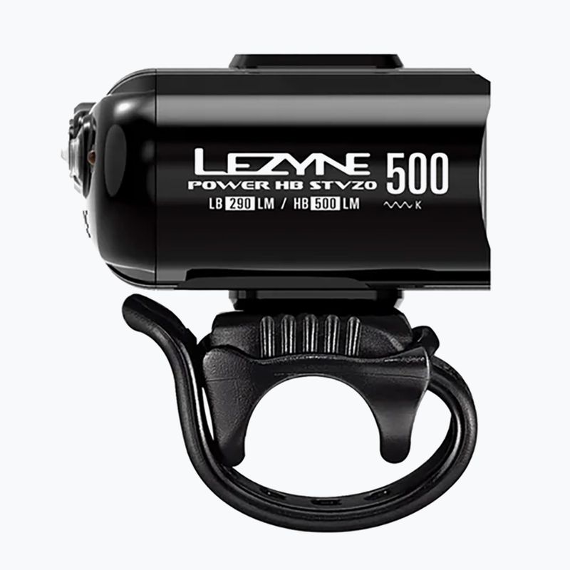 Priekinė dviračio lemputė Lezyne Power HB Drive Stvzo 500 Loaded black 3