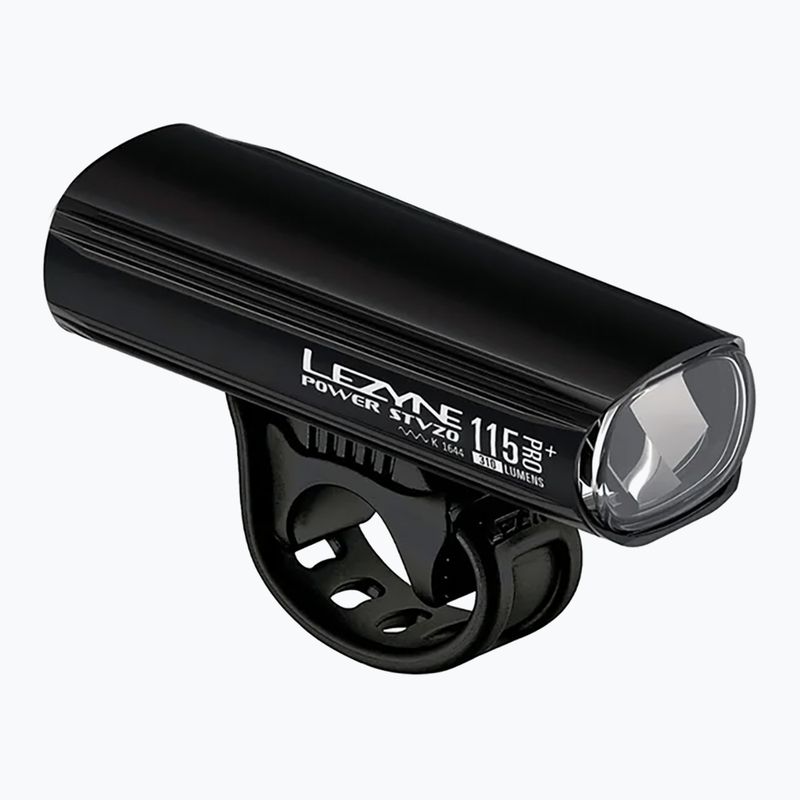 Priekinė dviračio lemputė Lezyne Power Stvzo Pro 115 Remote Loaded gloss black