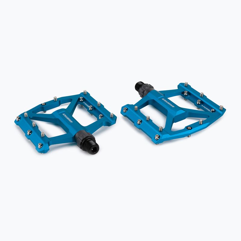 Exustar mėlyni dviračio pedalai PB557