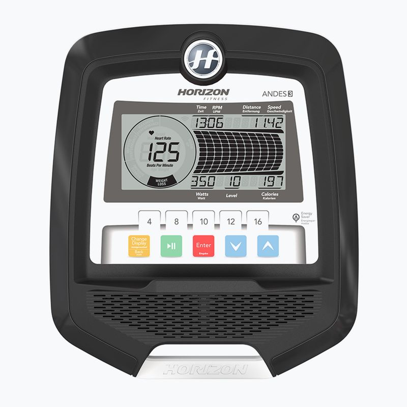 Elipsinis treniruoklis Horizon Fitness Andes 3.1 black/white 3