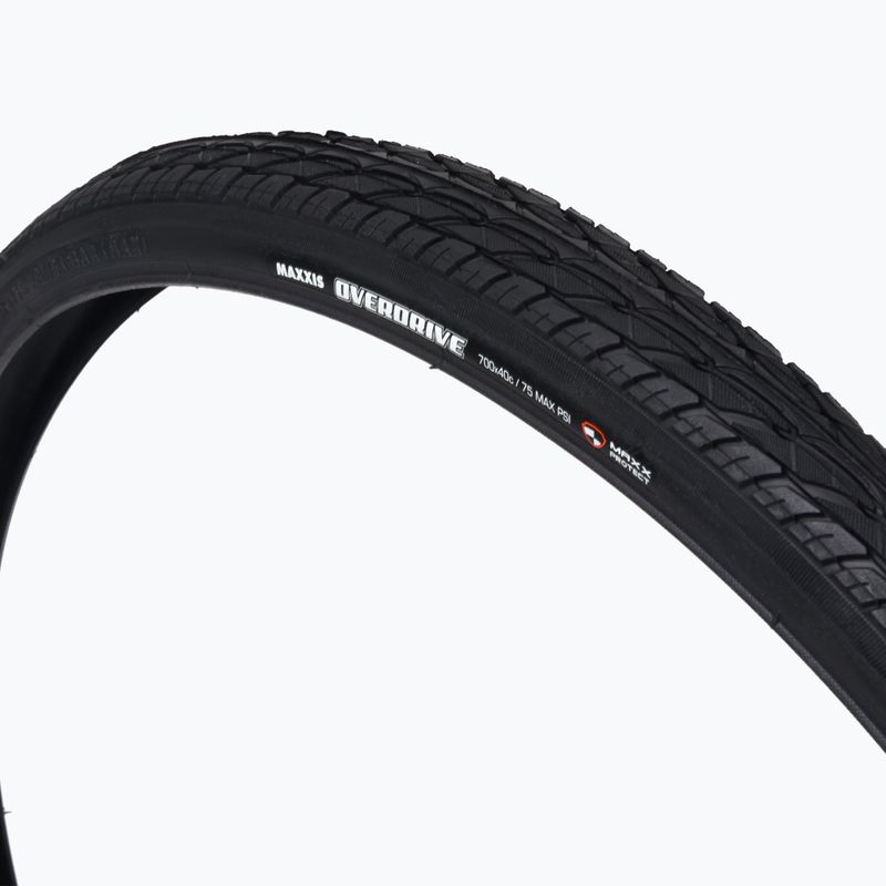 Maxxis Overdrive 27TPI Maxxprotect vielinė dviračio padanga juoda 3