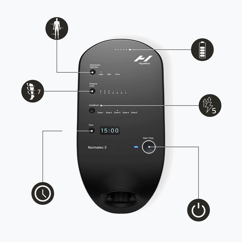 Normatec masažuoklis 3.0 juodas 63010 006-0311 3