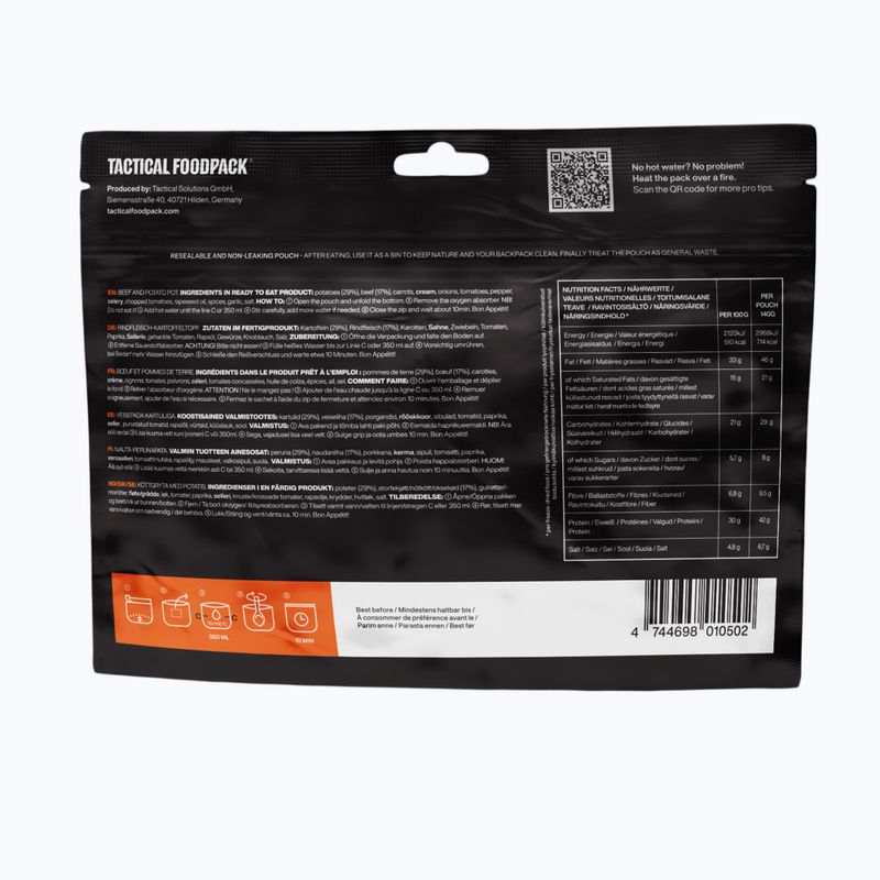 Liofilizuotas maistas Tactical Foodpack Beef and Potato Pot 140 g 3