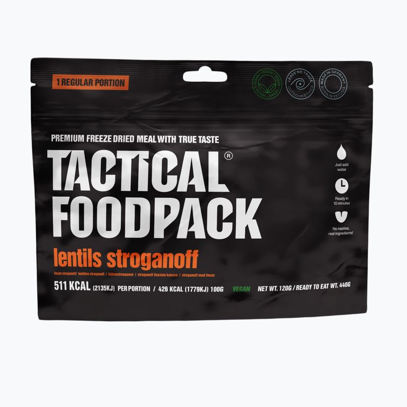 Liofilizuotas maistas Tactical Foodpack Lentils Strogonoff Vege 120 g 2