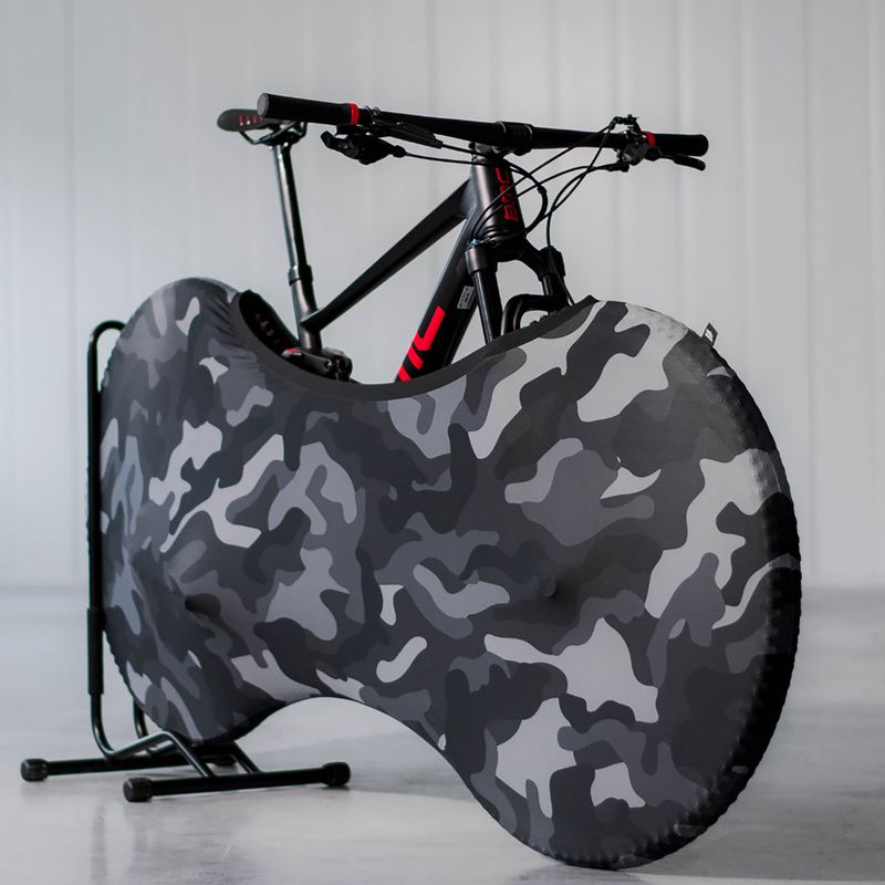 Dviračio ratų užvalkalas VELOSOCK Camo Black 3