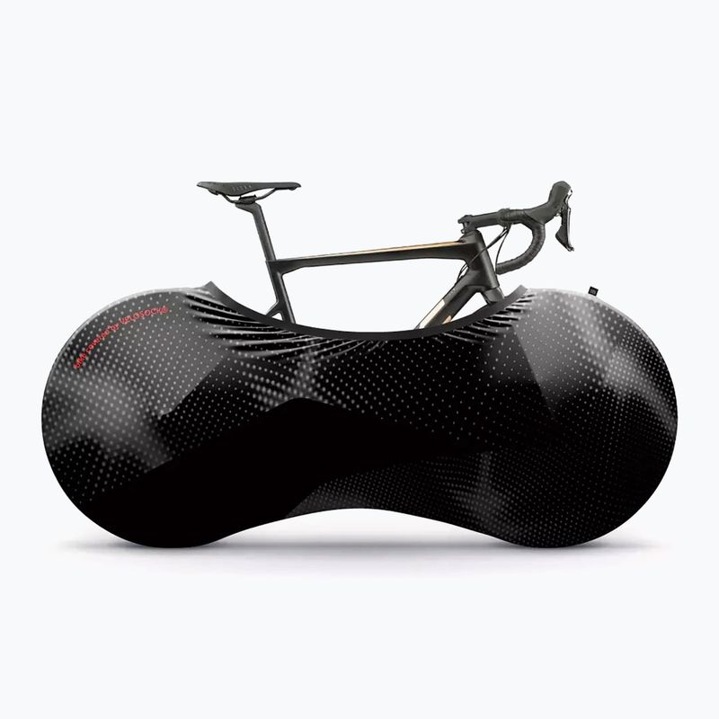 Dviračio ratų užvalkalas VELOSOCK Carbon Black