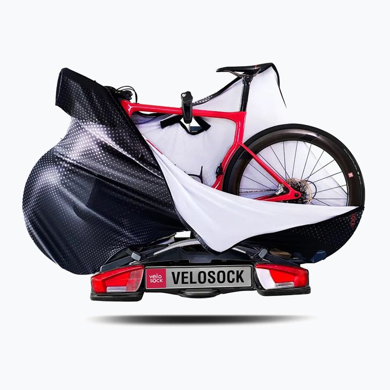 Dviračio transportavimo dėklas VELOSOCK Carbon Black Road ST 4