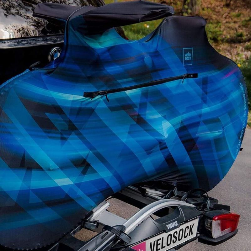 Dviračio transportavimo dėklas VELOSOCK Speed Blue MTB ST 3