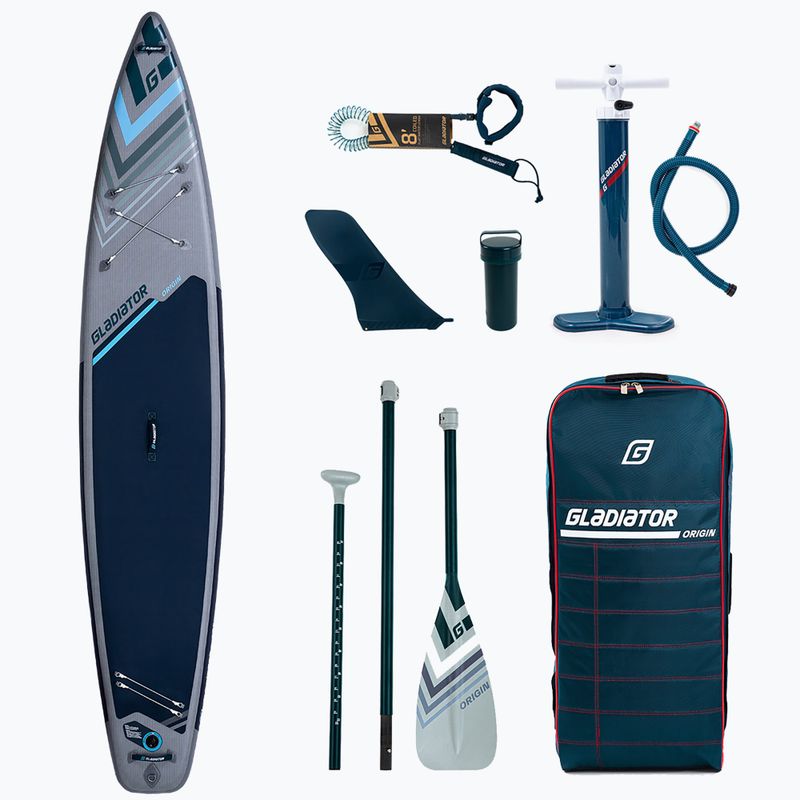 Gladiator Origin Light Touring SUP lenta 12'6'', tamsiai mėlyna