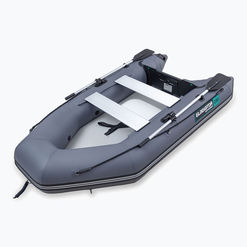 Trivietė pripučiama valtis Gladiator AK280 AD dark grey 3