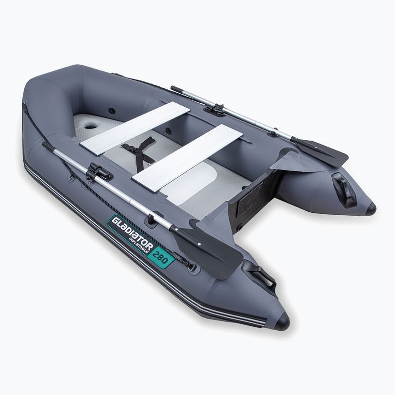 Trivietė pripučiama valtis Gladiator AK280 AD dark grey 4