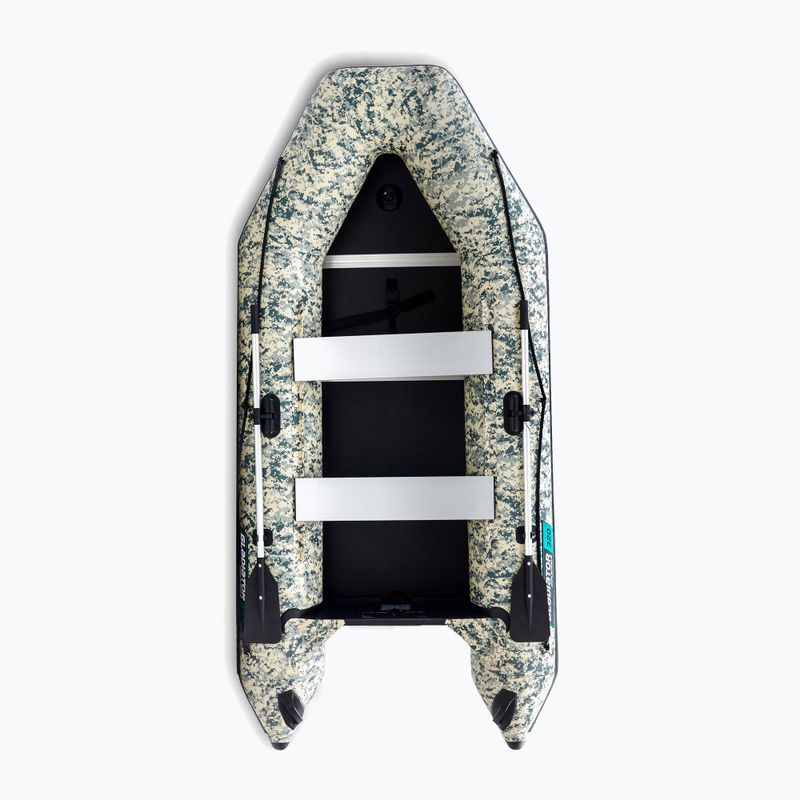 Keturvietė pripučiama valtis Gladiator AK320 camo digital