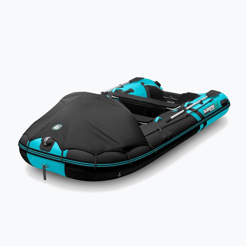 Septynviečių pontonas Gladiator C420 AL black/turquoise 4