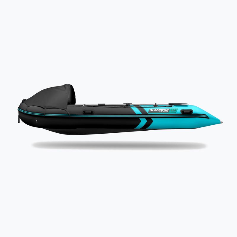 Septynvietis pontonas Gladiator C420 AL black/turquoise 9