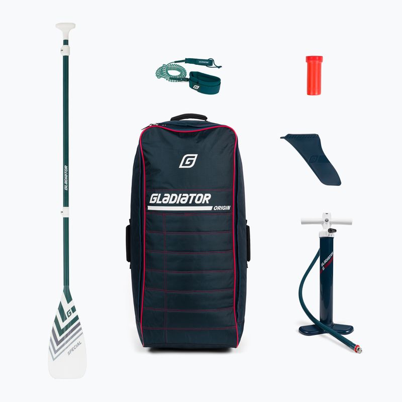 Gladiator Origin Combo Touring 12'6'' SUP lenta tamsiai mėlyna 12