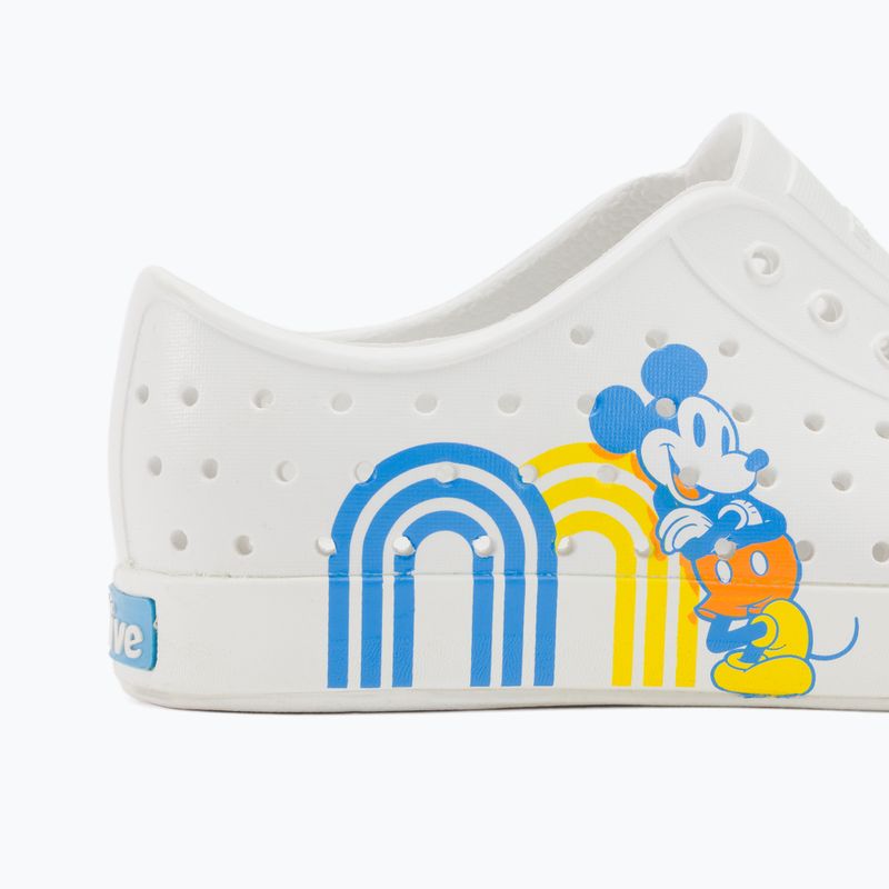 Native Jefferson Print Disney Jr vaikiški sportiniai bateliai shell white/shell white/positive mickey 9