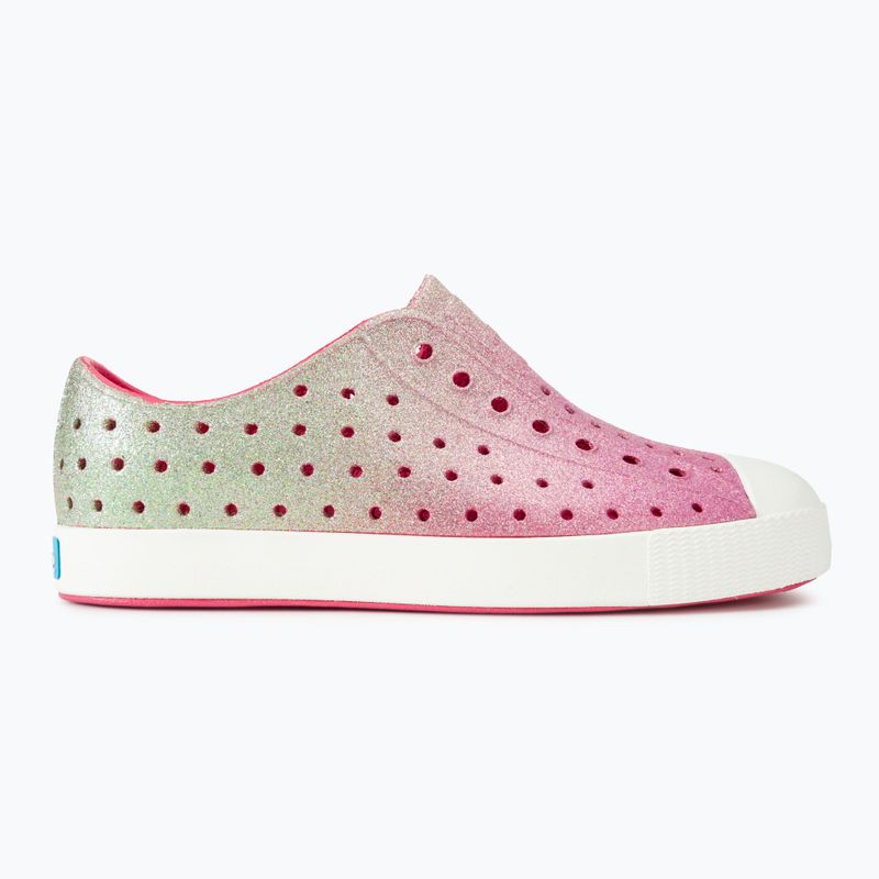 Vaikiški batai Native NA-12100112 Jefferson Bling celery dazzle bling/ shell white 2