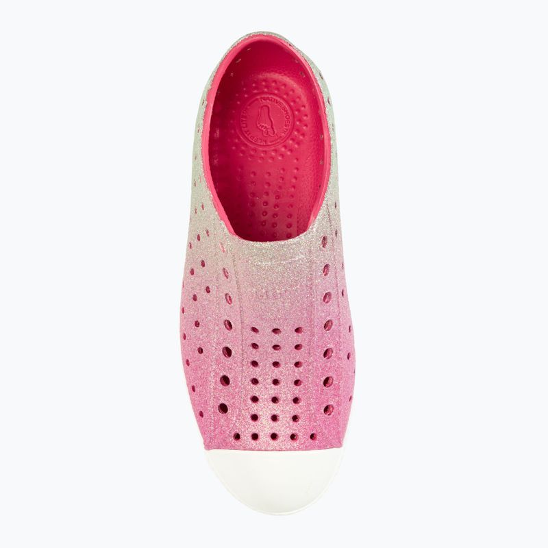 Vaikiški batai Native NA-12100112 Jefferson Bling celery dazzle bling/ shell white 5