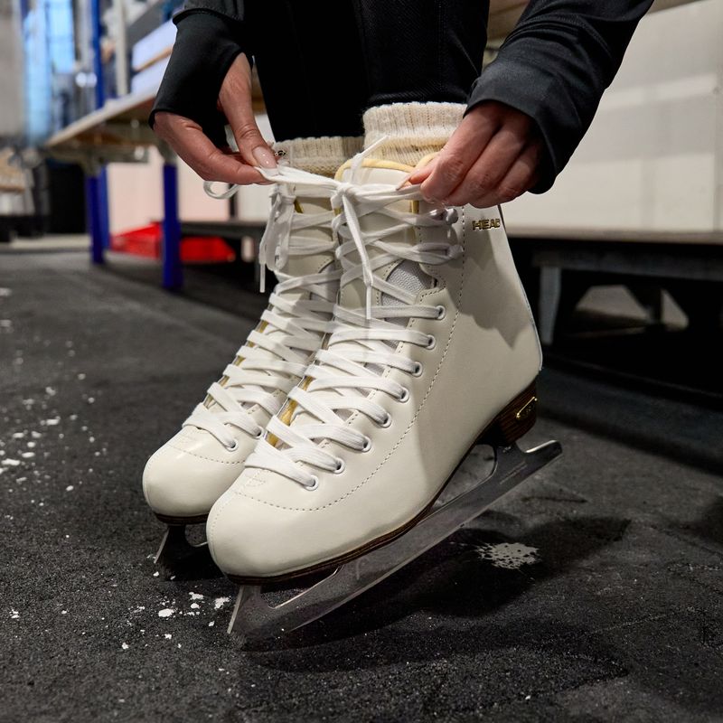 Moteriškos dailiojo čiuožimo pačiūžos HEAD F400 white 5