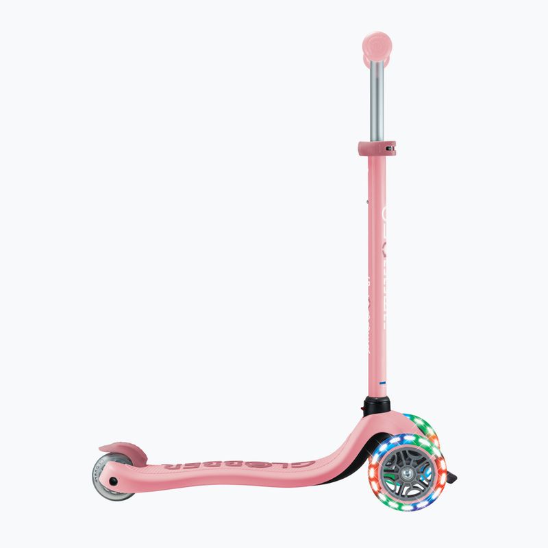 Vaikiškas triratis paspirtukas Globber Go.Up Deluxe Lights deep pink 11
