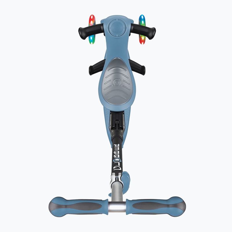 Vaikiškas triratis paspirtukas Globber Go.Up Deluxe Lights ash blue 3