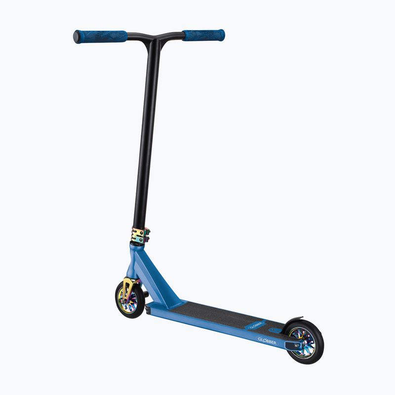 Vaikiškas laisvojo stiliaus paspirtukas Globber Stunt GS 900 Deluxe black/neochrome blue 3