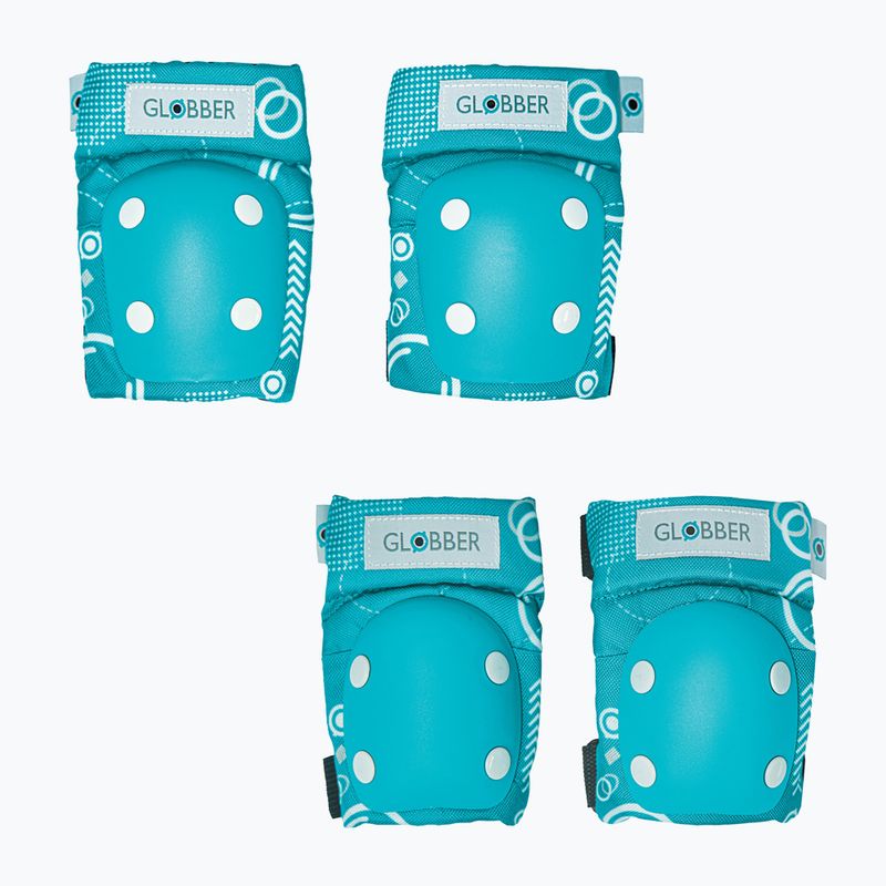 Vaikiškas apsaugų rinkinys Globber Toddler teal/sahpes