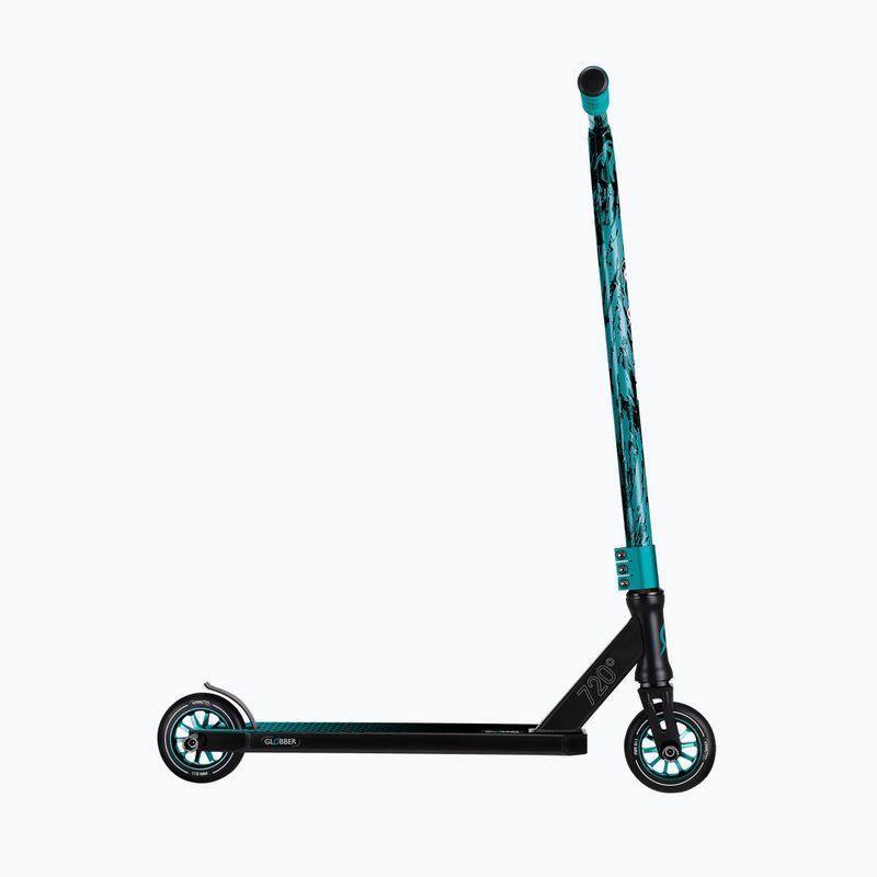 Vaikiškas laisvojo stiliaus paspirtukas Globber Stunt GS 720 black/teal 2