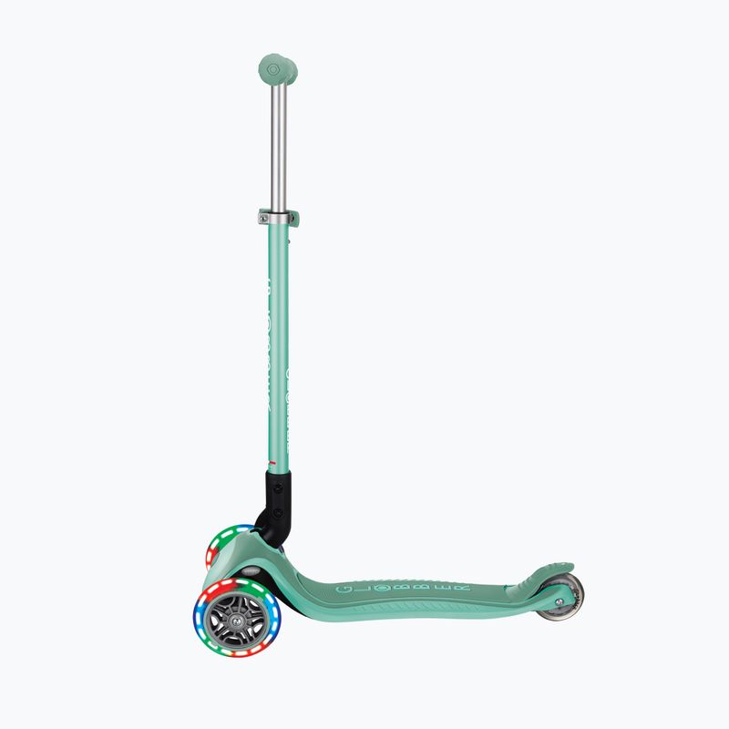 Vaikiškas triratis paspirtukas Globber Primo Foldable Plus Lights mint 2