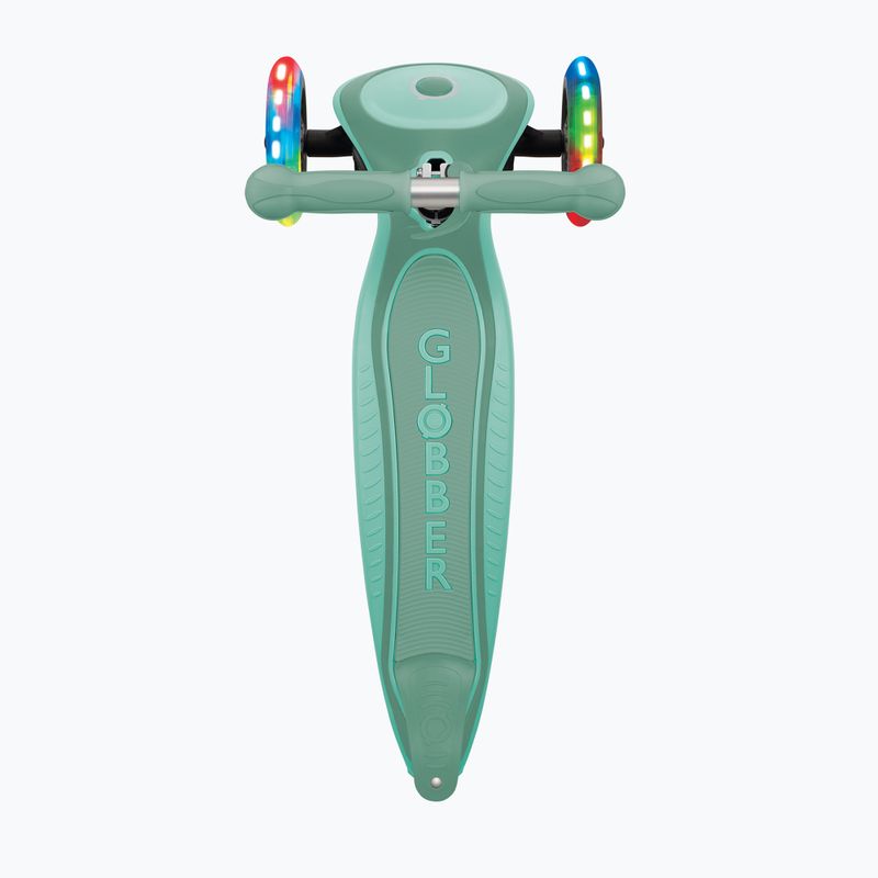 Vaikiškas triratis paspirtukas Globber Primo Foldable Plus Lights mint 5