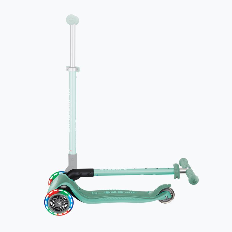 Vaikiškas triratis paspirtukas Globber Primo Foldable Plus Lights mint 6