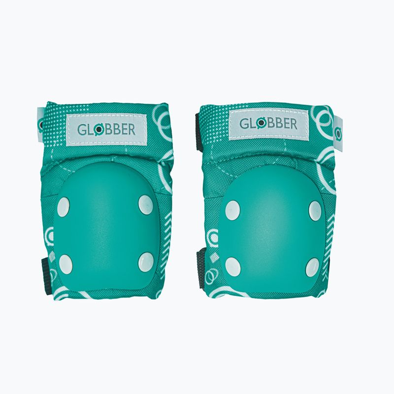 Vaikiškas apsaugų rinkinys Globber Toddler emerald green/shapes 2