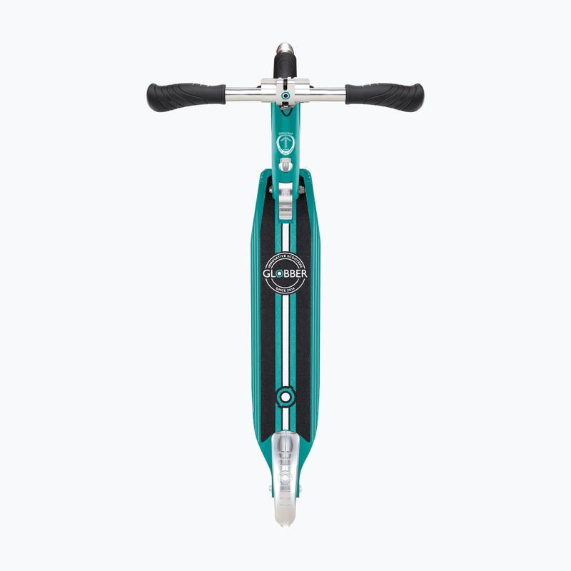 Vaikiškas miesto paspirtukas Globber Flow Element Lights jade 4