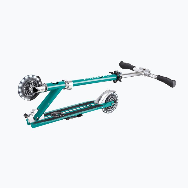 Vaikiškas miesto paspirtukas Globber Flow Element Lights jade 5