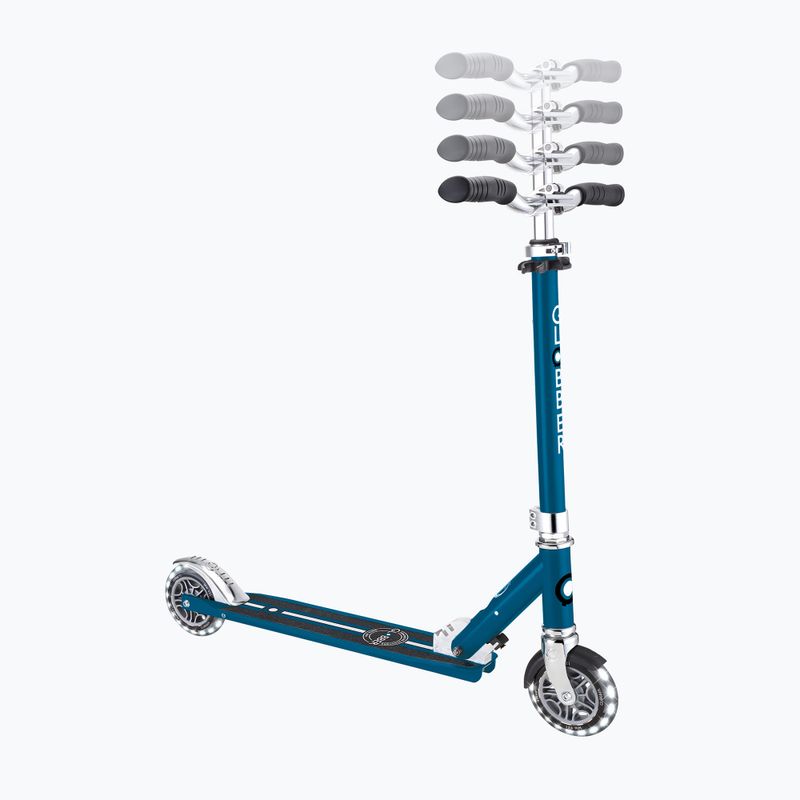 Vaikiškas miesto paspirtukas Globber Flow Element Lights petrol blue 8