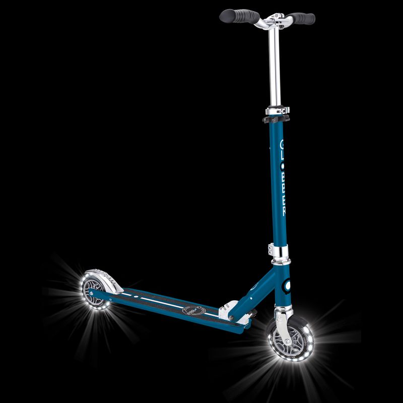 Vaikiškas miesto paspirtukas Globber Flow Element Lights petrol blue 11