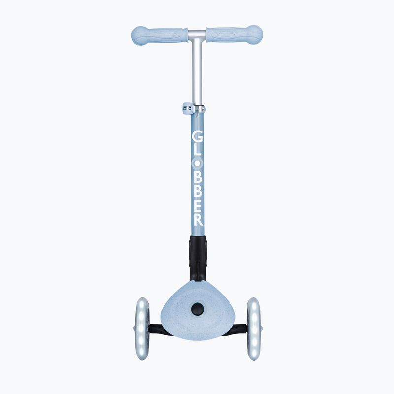 Vaikiškas triratis paspirtukas Globber Junior Foldable Lights Eco blueberry 3