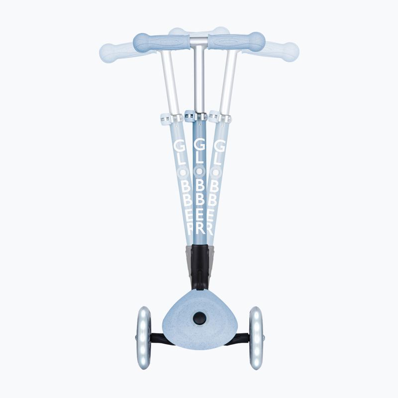Vaikiškas triratis paspirtukas Globber Junior Foldable Lights Eco blueberry 7